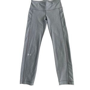 EUC Under Armour Women’s Dri-Fit HeatGear Gray Compression Capri 3/4 Leggings -